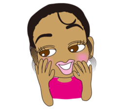 Half Girl Man-chan sticker #3432446