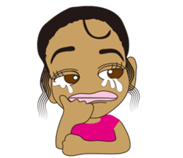 Half Girl Man-chan sticker #3432448