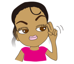 Half Girl Man-chan sticker #3432452