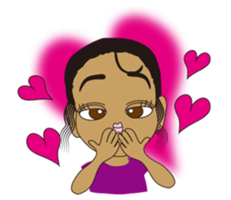 Half Girl Man-chan sticker #3432453