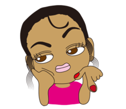 Half Girl Man-chan sticker #3432454