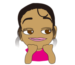 Half Girl Man-chan sticker #3432455