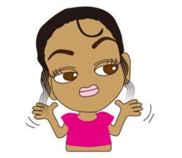 Half Girl Man-chan sticker #3432457