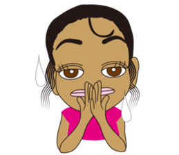 Half Girl Man-chan sticker #3432458