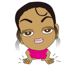 Half Girl Man-chan sticker #3432459