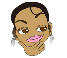 Half Girl Man-chan sticker #3432461