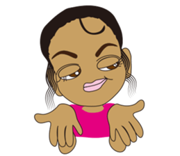 Half Girl Man-chan sticker #3432462