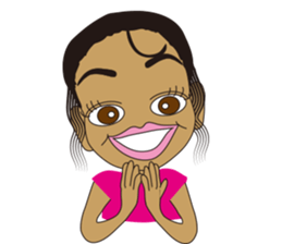 Half Girl Man-chan sticker #3432464