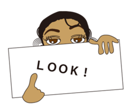 Half Girl Man-chan sticker #3432466