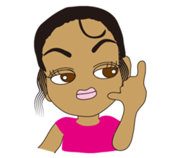 Half Girl Man-chan sticker #3432469