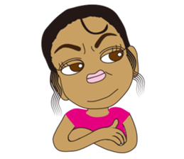 Half Girl Man-chan sticker #3432470