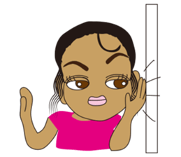 Half Girl Man-chan sticker #3432471