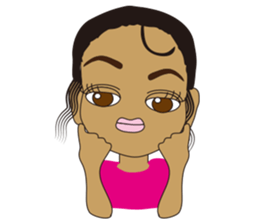 Half Girl Man-chan sticker #3432473