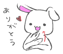 Japanese sign language animal sticker #3432558