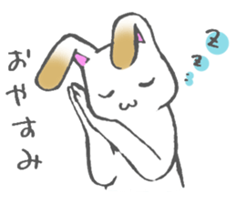 Japanese sign language animal sticker #3432568