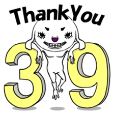 A dog of eyelashes goes. sticker #3432640