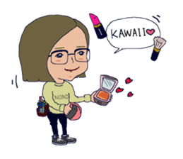 "SYAN" popular salon of sticker sticker #3432920