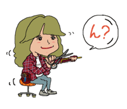 "SYAN" popular salon of sticker sticker #3432932