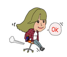 "SYAN" popular salon of sticker sticker #3432941