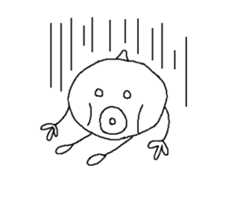 Guy's name is an orange. sticker #3432955