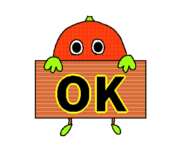 Guy's name is an orange. sticker #3432966