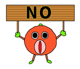 Guy's name is an orange. sticker #3432981