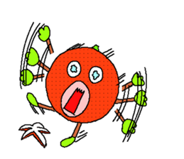 Guy's name is an orange. sticker #3432992