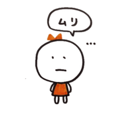 Ribbon girl LoveLove ver sticker #3433290