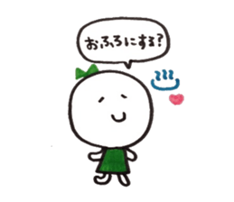 Ribbon girl LoveLove ver sticker #3433303