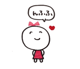 Ribbon girl LoveLove ver sticker #3433312