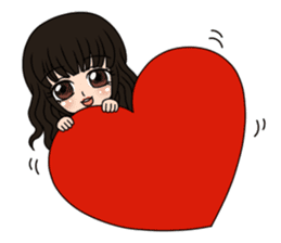 StampGirl "Hearts" sticker #3433363