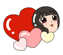 StampGirl "Hearts" sticker #3433382