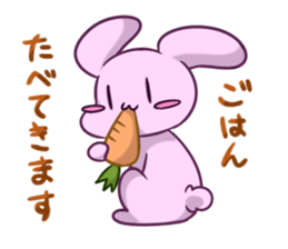 The net and the loose rabbit. sticker #3433755