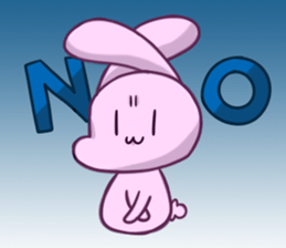 The net and the loose rabbit. sticker #3433761