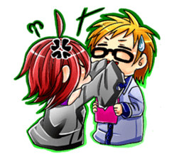 The net and the loose rabbit. sticker #3433781