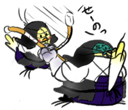 Naginata-bird sticker #3433960