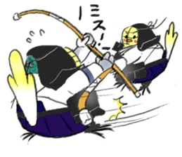 Naginata-bird sticker #3433961