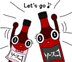 Sauceco spicy Hakata dialect Stamps2 sticker #3434541