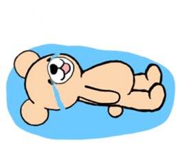 Heartful sweet bear sticker #3435209