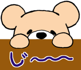 Heartful sweet bear sticker #3435220