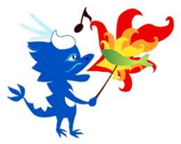 Foot Massage dragon and his friends. sticker #3435755