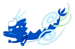 Foot Massage dragon and his friends. sticker #3435772