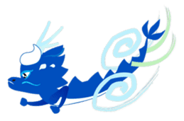 Foot Massage dragon and his friends. sticker #3435772