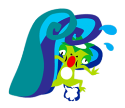 Foot Massage dragon and his friends. sticker #3435778