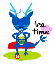 Foot Massage dragon and his friends. sticker #3435790