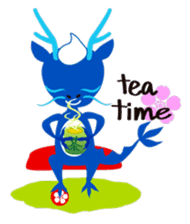 Foot Massage dragon and his friends. sticker #3435790