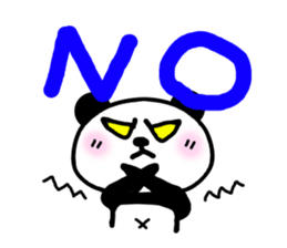 panda Sticker-ABC sticker #3437293