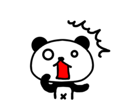 panda Sticker-ABC sticker #3437300