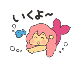 The mermaid sticker sticker #3437612