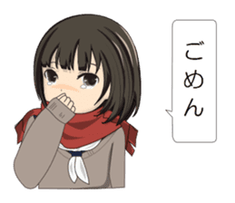 Japanese Schoolgirls sticker #3438099